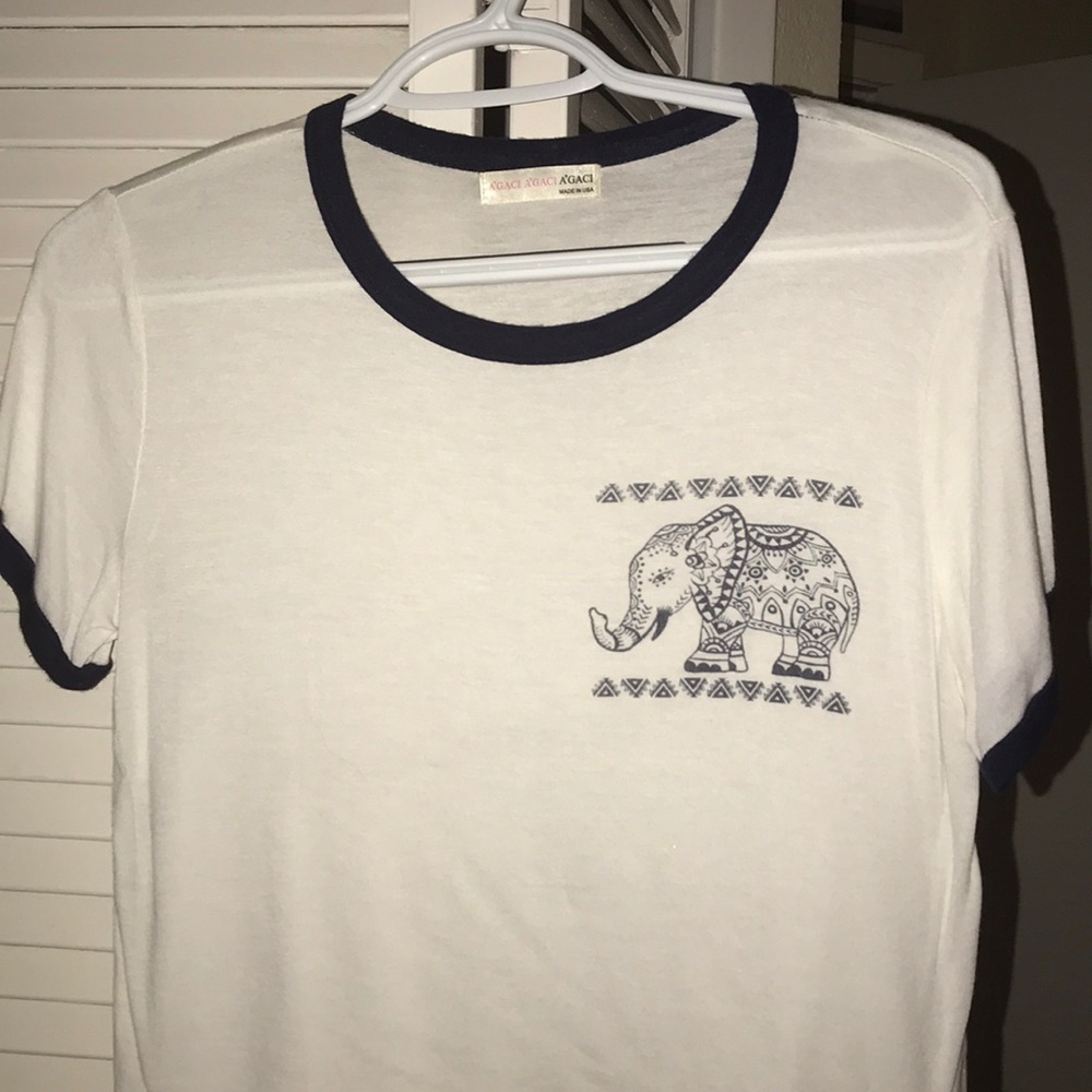 Cute elephant crop top